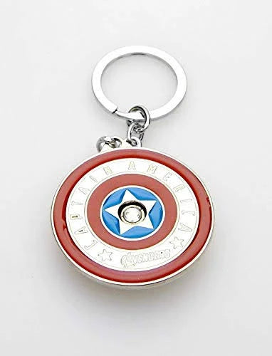 Captian America Sheild Spinner Keychain