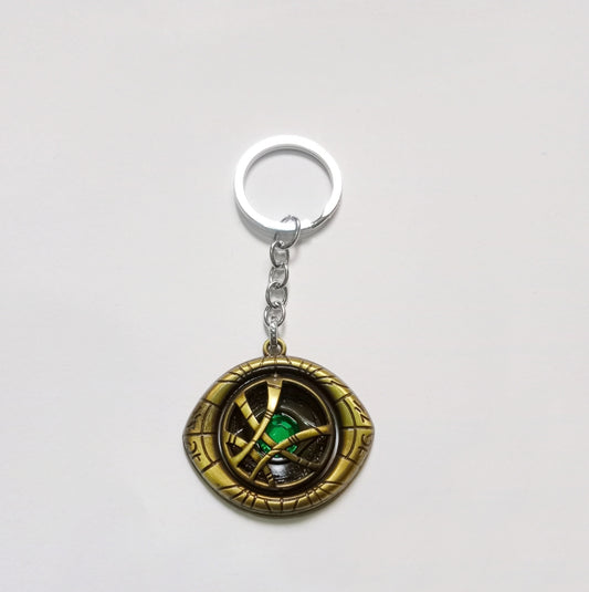 (US Imported) Superhero Keychain Avengers Hammer Spider Hydra Eye Of Agamotto Keychain Spinner Superhero