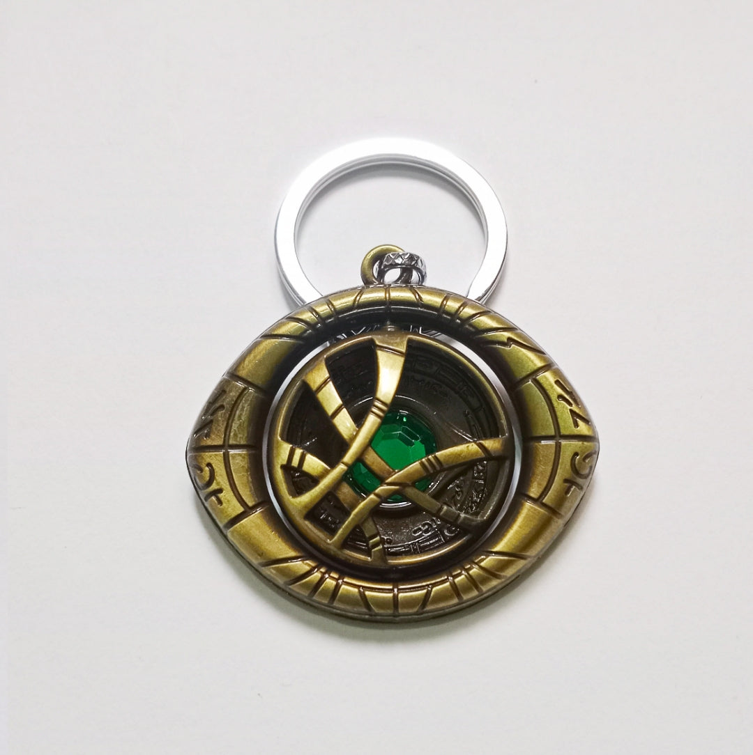 (US Imported) Superhero Keychain Avengers Hammer Spider Hydra Eye Of Agamotto Keychain Spinner Superhero