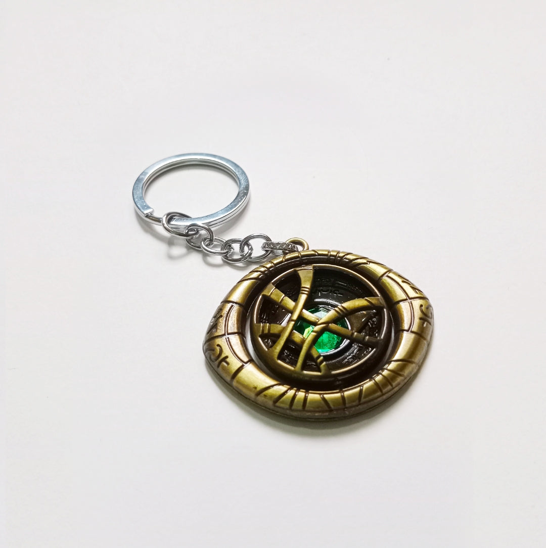 (US Imported) Superhero Keychain Avengers Hammer Spider Hydra Eye Of Agamotto Keychain Spinner Superhero